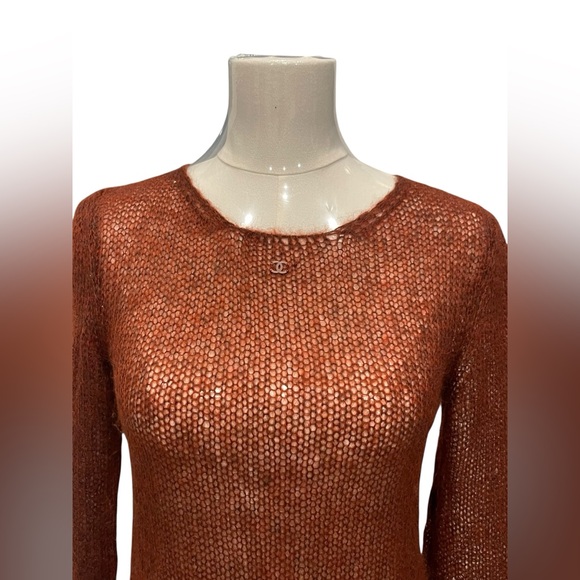 CHANEL Vintage F/W 1998 Mohair Knitted Jumper Size:34 - Picture 2 of 12